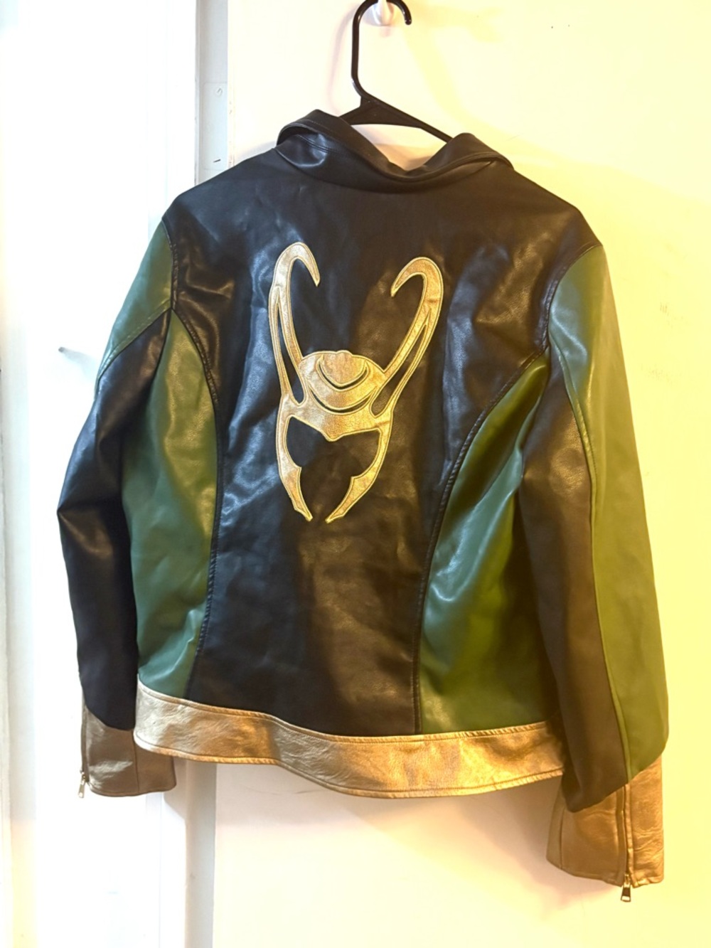 Loki faux leather jacket